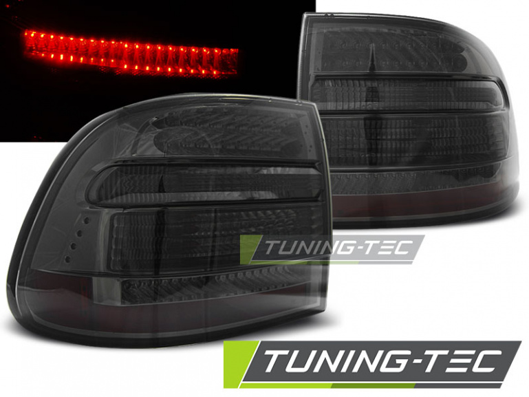 LED Upgrade Design Rückleuchten für Porsche Cayenne 955 / 9PA 02-06 schwarz/rauch